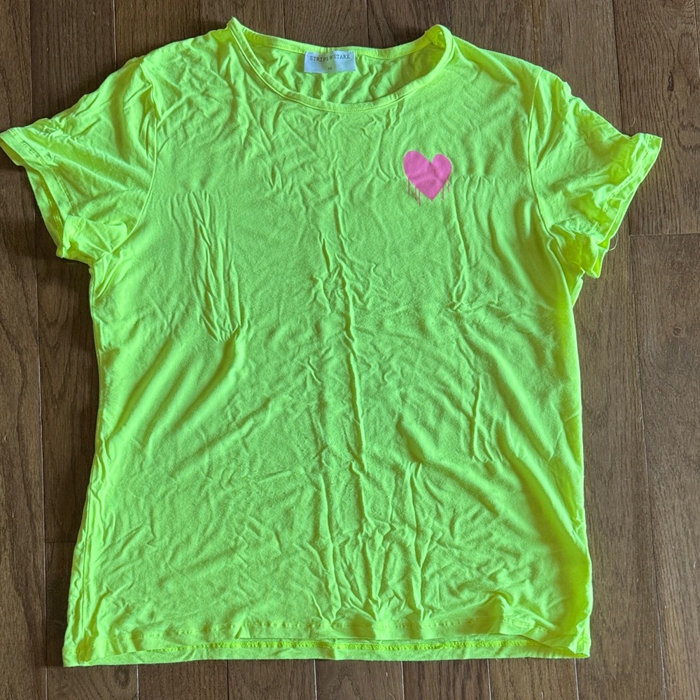 Stripe & Stare Kerri Rosenthal Drippy Heart Tee